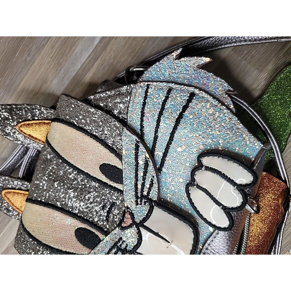 Danielle Nicole Looney Tunes Bugs Bunny Glitter Purse Crossbody READ!! - Picture 15 of 16
